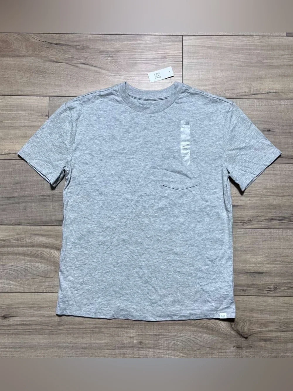 Gap Kids Boy’s Short Sleeve Pocket Tee Size XXL (14-16) Light Heather Gray